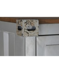 Armadio Home ESPRIT Container Blu cielo Metallo 112 x 46 x 174 cm