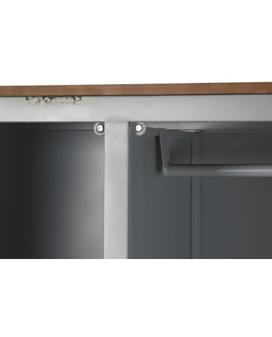 Armadio Home ESPRIT Container Blu cielo Metallo 112 x 46 x 174 cm