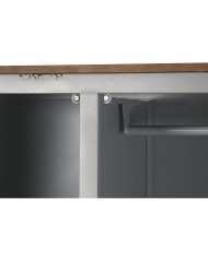 Armadio Home ESPRIT Container Blu cielo Metallo 112 x 46 x 174 cm