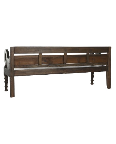 Panca Home ESPRIT Marrone scuro teak 196 x 68 x 82 cm