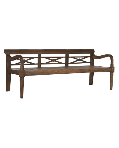 Panca Home ESPRIT Marrone scuro teak 190 x 70 x 75 cm Panca Home ESPRIT Marrone scuro teak 190 x 70 x 75 cm
