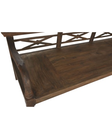 Panca Home ESPRIT Marrone scuro teak 190 x 70 x 75 cm