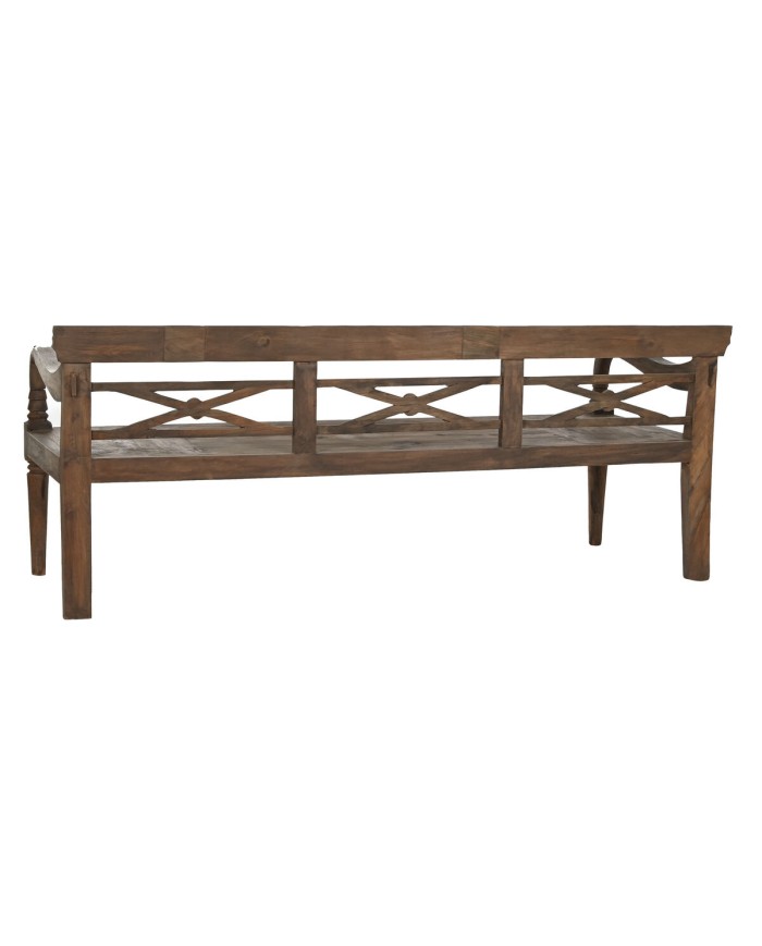 Panca Home ESPRIT Marrone scuro teak 190 x 70 x 75 cm Panca Home ESPRIT Marrone scuro teak 190 x 70 x 75 cm