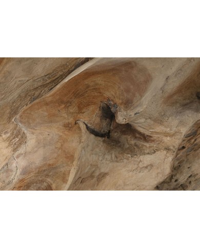 Tavolino Aggiuntivo Home ESPRIT Naturale 50 x 50 x 40 cm