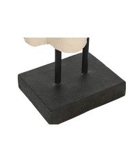 Statua Decorativa Home ESPRIT Bianco Nero Buddha 40 x 27 x 148 cm