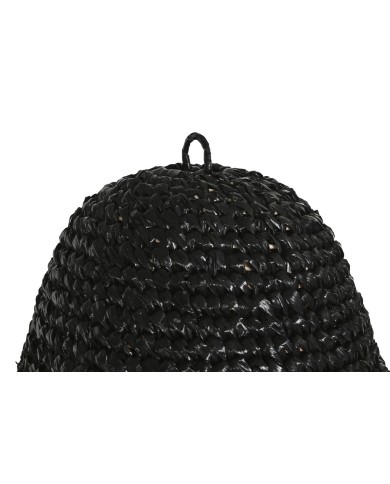 Paralume Home ESPRIT Nero Rafia 60 x 60 x 80 cm