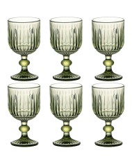 Set di Bicchieri Home ESPRIT Verde Cristallo 8 x 8 x 14,5 cm (6 Unità) Set di Bicchieri Home ESPRIT Verde Cristallo 8 x 8 x 14,5 cm (6 Unità)
