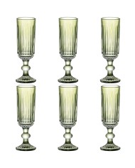 Set di Bicchieri Home ESPRIT Verde Cristallo 8 x 8 x 14,5 cm (6 Unità) Set di Bicchieri Home ESPRIT Verde Cristallo 8 x 8 x 14,5 cm (6 Unità)