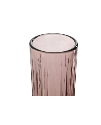 Set di Bicchieri Home ESPRIT Rosa Cristallo 6 x 6 x 18,4 cm (6 Unità)