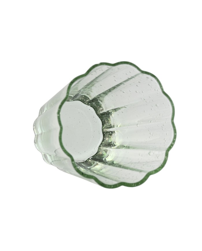 Set di Bicchieri Home ESPRIT Verde Cristallo 280 ml (6 Unità)