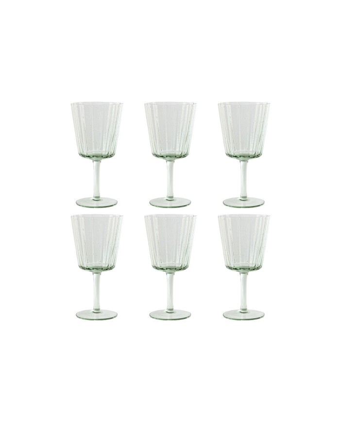Set di Bicchieri Home ESPRIT Verde Cristallo 285 ml 8,4 x 8,4 x 16,4 cm (6 Unità) Set di Bicchieri Home ESPRIT Verde Cristallo 285 ml 8,4 x 8,4 x 16,4 cm (6 Unità)