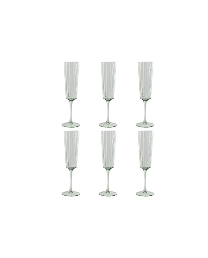 Set di Bicchieri Home ESPRIT Verde Cristallo 6 x 6 x 23,7 cm (6 Unità) Set di Bicchieri Home ESPRIT Verde Cristallo 6 x 6 x 23,7 cm (6 Unità)