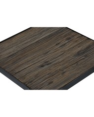 Set di 2 tavoli Home ESPRIT Nero Naturale 38 x 38 x 75 cm