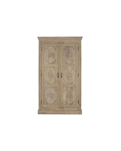 Armadio Home ESPRIT Naturale Legno di mango 125 x 43 x 214 cm