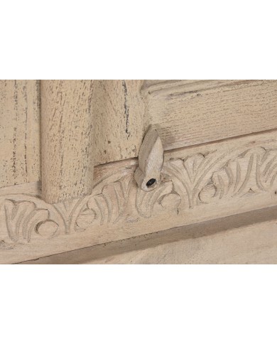 Armadio Home ESPRIT Naturale Legno di mango 125 x 43 x 214 cm