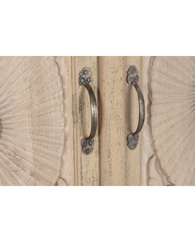 Armadio Home ESPRIT Naturale Legno di mango 125 x 43 x 214 cm