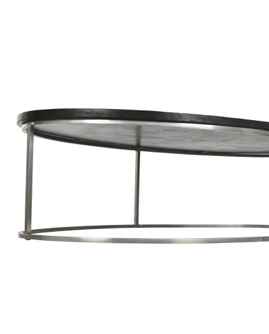 Tavolino da Caffè Home ESPRIT Nero Avorio 150 x 80 x 40 cm