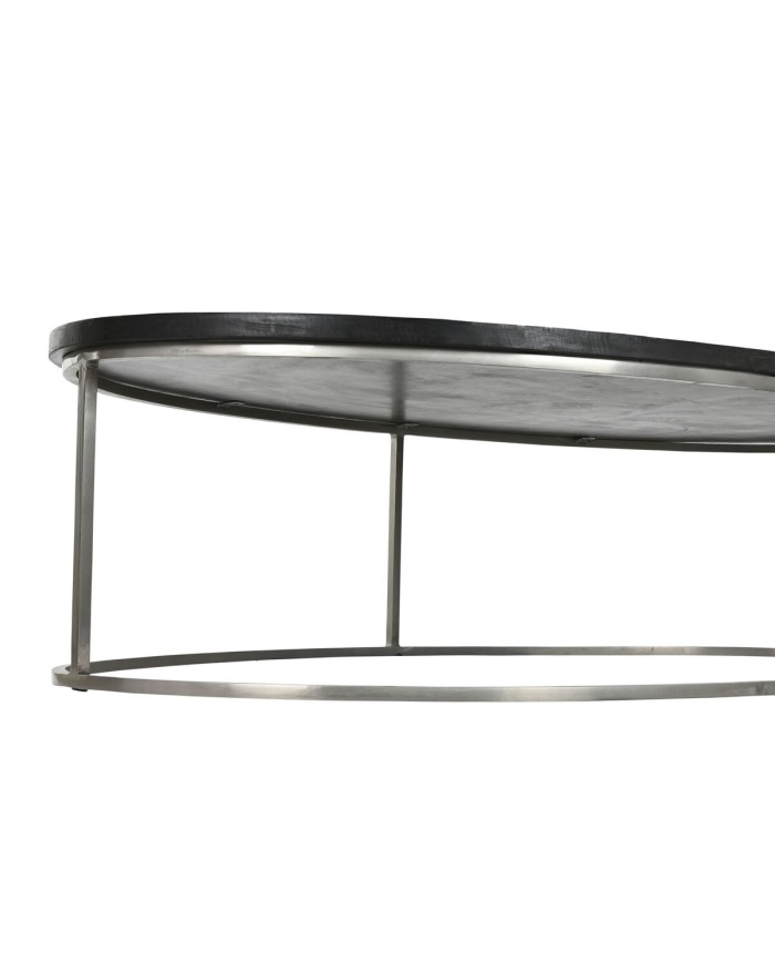 Tavolino da Caffè Home ESPRIT Nero Avorio 150 x 80 x 40 cm Tavolino da Caffè Home ESPRIT Nero Avorio 150 x 80 x 40 cm