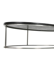 Tavolino da Caffè Home ESPRIT Nero Avorio 150 x 80 x 40 cm Tavolino da Caffè Home ESPRIT Nero Avorio 150 x 80 x 40 cm