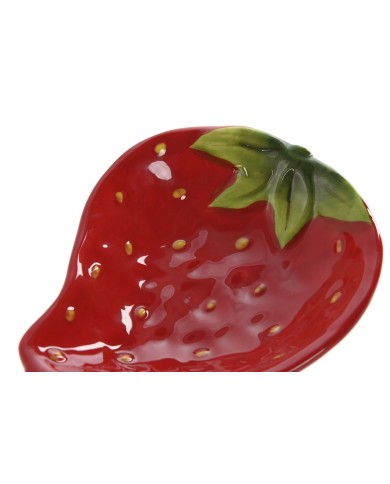 Vassoio per aperitivi Home ESPRIT Rosso Moderno 26 x 12,5 x 3,5 cm