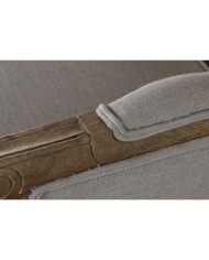 Poltrona Home ESPRIT Bianco Naturale Legno di mango 72 x 75 x 110 cm