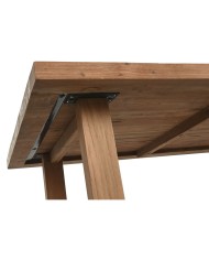 Tavolo da Pranzo Home ESPRIT teak 220 x 100 x 76 cm