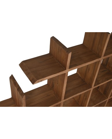 Scaffale Home ESPRIT teak 120 x 15 x 120 cm Scaffale Home ESPRIT teak 120 x 15 x 120 cm