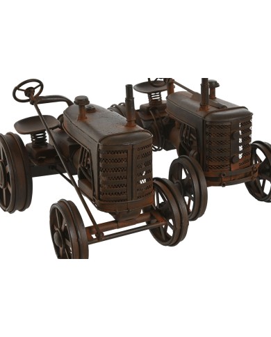 Statua Decorativa Home ESPRIT Bronce Vintage 26 x 14 x 17,5 cm (2 Unità)