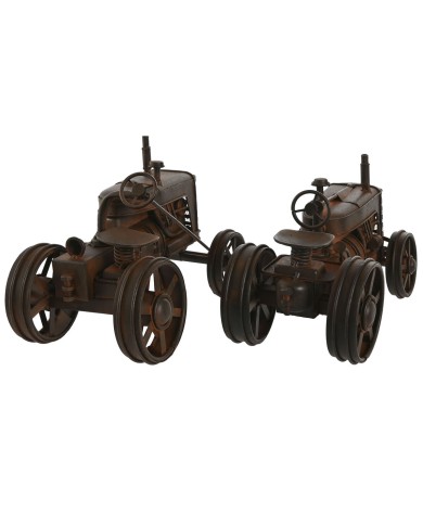 Statua Decorativa Home ESPRIT Bronce Vintage 26 x 14 x 17,5 cm (2 Unità)