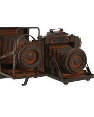 Statua Decorativa Home ESPRIT Bronce Fotocamera Vintage 18 x 13,5 x 14 cm (2 Unità) Statua Decorativa Home ESPRIT Bronce Fotocamera Vintage 18 x 13,5 x 14 cm (2 Unità)