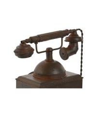 Statua Decorativa Home ESPRIT Bronce Vintage Telefono 21 x 12 x 18 cm (2 Unità) Statua Decorativa Home ESPRIT Bronce Vintage Telefono 21 x 12 x 18 cm (2 Unità)