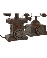 Statua Decorativa Home ESPRIT Bronce Vintage Telefono 21 x 12 x 18 cm (2 Unità) Statua Decorativa Home ESPRIT Bronce Vintage Telefono 21 x 12 x 18 cm (2 Unità)