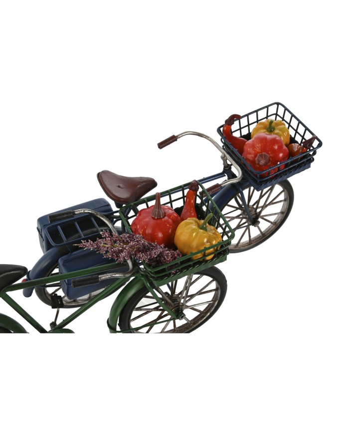 Statua Decorativa Home ESPRIT Verde Blu Marino Vintage 30 x 9 x 17 cm (2 Unità)