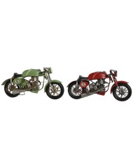 Statua Decorativa Home ESPRIT Rosso Verde Vintage 32 x 11 x 15 cm (2 Unità) Statua Decorativa Home ESPRIT Rosso Verde Vintage 32 x 11 x 15 cm (2 Unità)