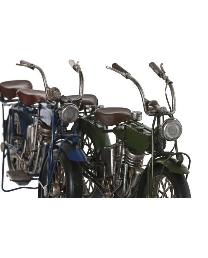 Statua Decorativa Home ESPRIT Azzurro Verde Moto Vintage 31 x 8 x 16 cm (2 Unità) Statua Decorativa Home ESPRIT Azzurro Verde Moto Vintage 31 x 8 x 16 cm (2 Unità)
