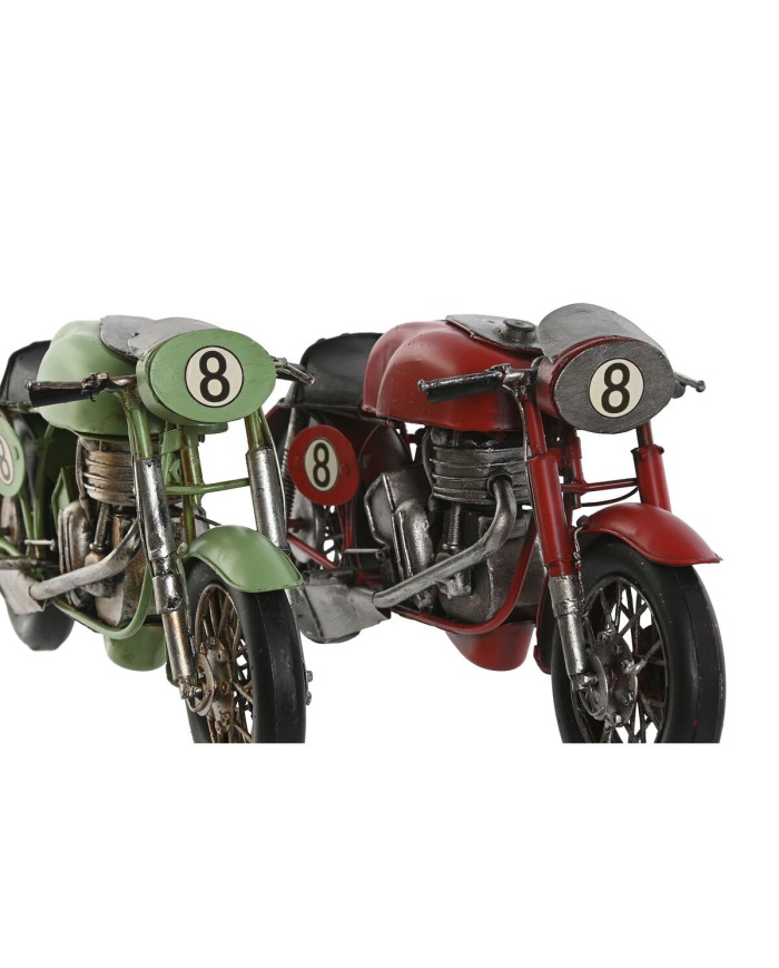 Statua Decorativa Home ESPRIT Rosso Verde Vintage 32 x 11 x 15 cm (2 Unità) Statua Decorativa Home ESPRIT Rosso Verde Vintage 32 x 11 x 15 cm (2 Unità)