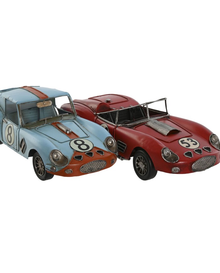 Statua Decorativa Home ESPRIT Azzurro Rosso Vintage 31 x 12 x 9 cm (2 Unità) Statua Decorativa Home ESPRIT Azzurro Rosso Vintage 31 x 12 x 9 cm (2 Unità)