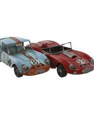 Statua Decorativa Home ESPRIT Azzurro Rosso Vintage 31 x 12 x 9 cm (2 Unità) Statua Decorativa Home ESPRIT Azzurro Rosso Vintage 31 x 12 x 9 cm (2 Unità)