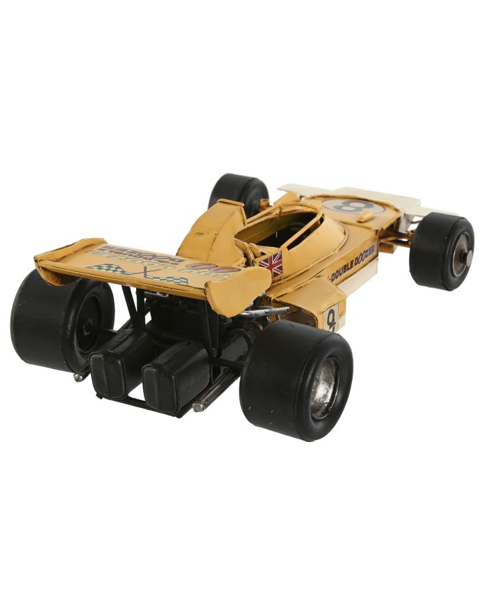 Statua Decorativa Home ESPRIT Giallo Rosso Vintage 27 x 16 x 8 cm (2 Unità)