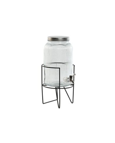 Dispenser di Acqua Home ESPRIT Nero Metallo Silicone Cristallo ABS 5 L 19,6 x 23,5 x 40,5 cm Dispenser di Acqua Home ESPRIT Nero Metallo Silicone Cristallo ABS 5 L 19,6 x 23,5 x 40,5 cm