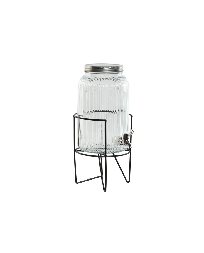 Dispenser di Acqua Home ESPRIT Nero Metallo Silicone Cristallo ABS 5 L 19,6 x 23,5 x 40,5 cm Dispenser di Acqua Home ESPRIT Nero Metallo Silicone Cristallo ABS 5 L 19,6 x 23,5 x 40,5 cm