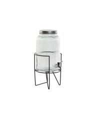 Dispenser di Acqua Home ESPRIT Trasparente Metallo Silicone Cristallo ABS 3,5 L 19 x 25 x 16 cm Dispenser di Acqua Home ESPRIT Trasparente Metallo Silicone Cristallo ABS 3,5 L 19 x 25 x 16 cm