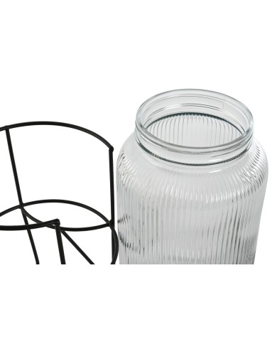 Dispenser di Acqua Home ESPRIT Nero Metallo Silicone Cristallo ABS 5 L 19,6 x 23,5 x 40,5 cm Dispenser di Acqua Home ESPRIT Nero Metallo Silicone Cristallo ABS 5 L 19,6 x 23,5 x 40,5 cm