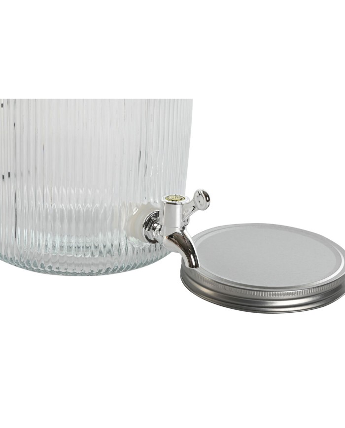 Dispenser di Acqua Home ESPRIT Nero Metallo Silicone Cristallo ABS 5 L 19,6 x 23,5 x 40,5 cm Dispenser di Acqua Home ESPRIT Nero Metallo Silicone Cristallo ABS 5 L 19,6 x 23,5 x 40,5 cm