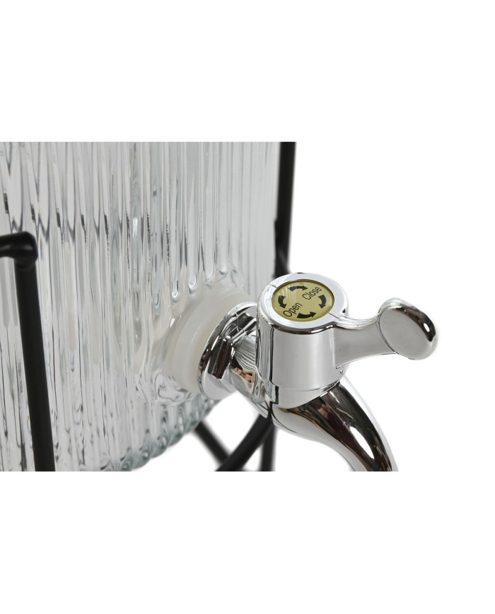 Dispenser di Acqua Home ESPRIT Nero Metallo Silicone Cristallo ABS 5 L 19,6 x 23,5 x 40,5 cm Dispenser di Acqua Home ESPRIT Nero Metallo Silicone Cristallo ABS 5 L 19,6 x 23,5 x 40,5 cm