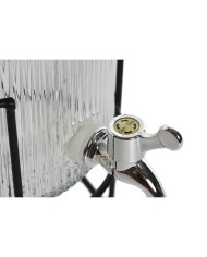 Dispenser di Acqua Home ESPRIT Nero Metallo Silicone Cristallo ABS 5 L 19,6 x 23,5 x 40,5 cm Dispenser di Acqua Home ESPRIT Nero Metallo Silicone Cristallo ABS 5 L 19,6 x 23,5 x 40,5 cm