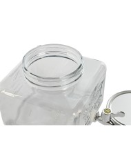 Dispenser di Acqua Home ESPRIT Trasparente Metallo Silicone Cristallo ABS 3,5 L 19 x 25 x 16 cm Dispenser di Acqua Home ESPRIT Trasparente Metallo Silicone Cristallo ABS 3,5 L 19 x 25 x 16 cm