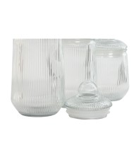 Set di 3 Barattoli Home ESPRIT Trasparente Silicone Cristallo 1,4 L 3 Pezzi Set di 3 Barattoli Home ESPRIT Trasparente Silicone Cristallo 1,4 L 3 Pezzi