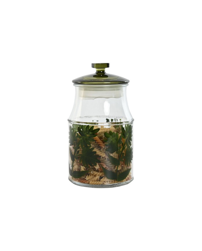 Set di 3 Barattoli Home ESPRIT Verde Cristallo 1,2 L 3 Pezzi Set di 3 Barattoli Home ESPRIT Verde Cristallo 1,2 L 3 Pezzi