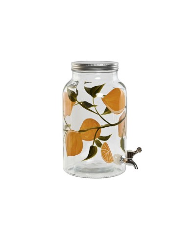 Dispenser di Acqua Home ESPRIT Giallo Metallo Silicone Cristallo ABS 18 x 24 x 30,5 cm Dispenser di Acqua Home ESPRIT Giallo Metallo Silicone Cristallo ABS 18 x 24 x 30,5 cm